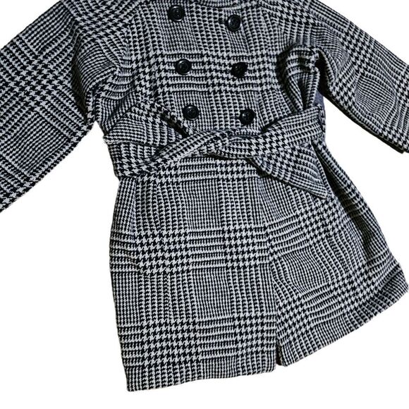 Women's COVINGTON Wool Trench Coat Large - Picture 4 of 6